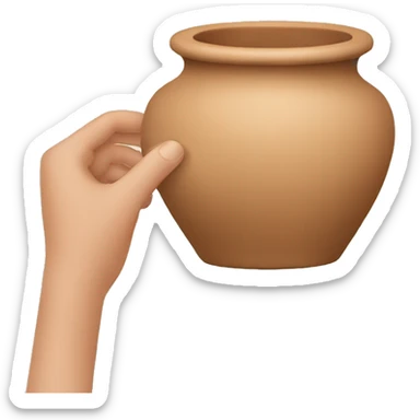 hands on pottery  sticker