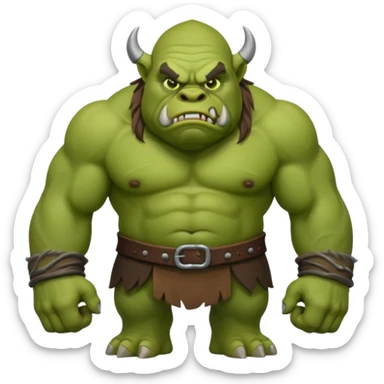 ogre  sticker