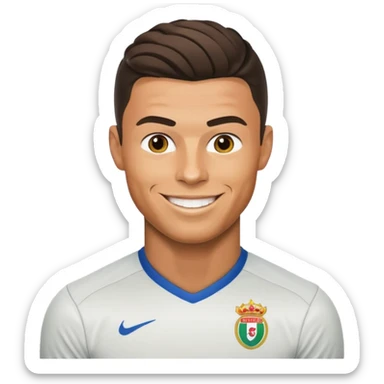Cristiano Ronaldo football emojis sticker