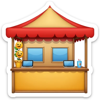 festival booth sticker