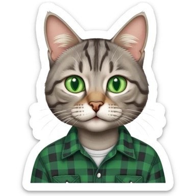 kurt cobain is cat sticker