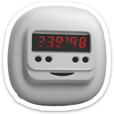 Smart electricity meter nerd, with SMT1 as text sticker