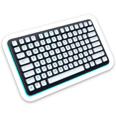 RGB keyboard sticker