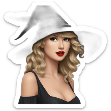 Taylor swift as witch of the east sticker