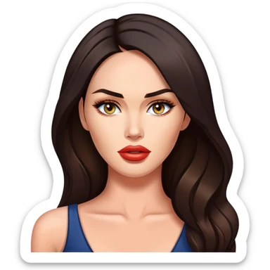 megan fox sticker