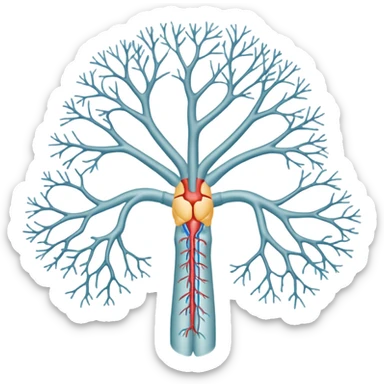 Anatomical nervios sticker