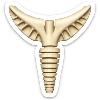 vertebra of vertebral column sticker