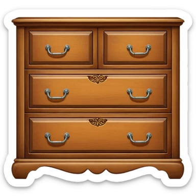 dresser sticker