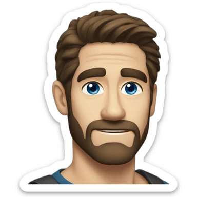 jake gyllenhaal blue eyes sticker