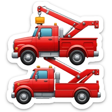 tow truck sticker