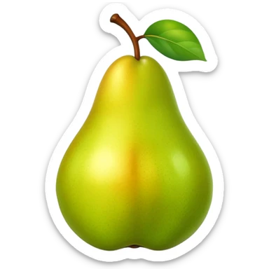  colorful Pear sticker