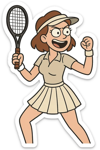 white pleated tennis skirt, sporty style, crisp pleats, subtle shadow, no background sticker