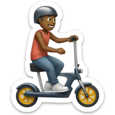 Trotinette freestyle sticker