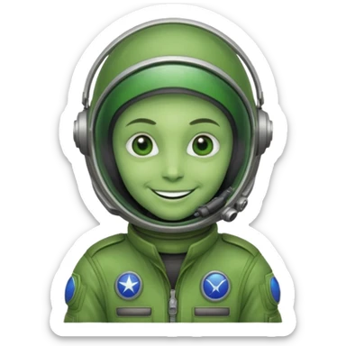 Alein pilot  sticker