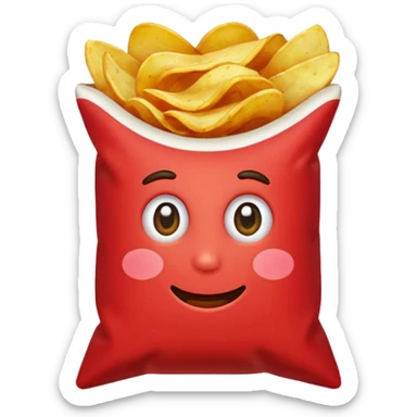 Chips Red
 sticker