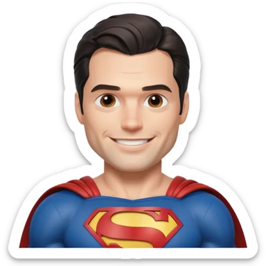 hencry cavill superman sticker