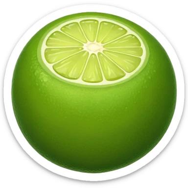 single lime sticker