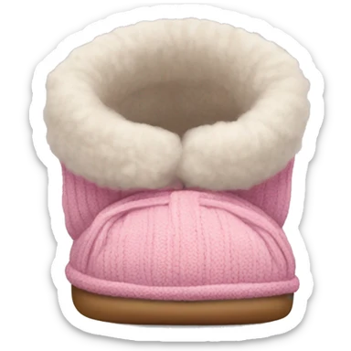pink cozy ugs sticker