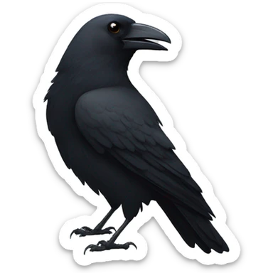 Crow sticker