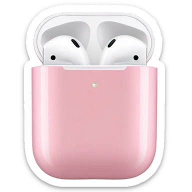 Pink AirPods  sticker