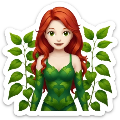 poison ivy standing sticker