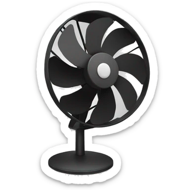 Table-Fan sticker