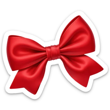 Bow hair clip sticker