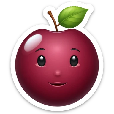 black cherry sticker