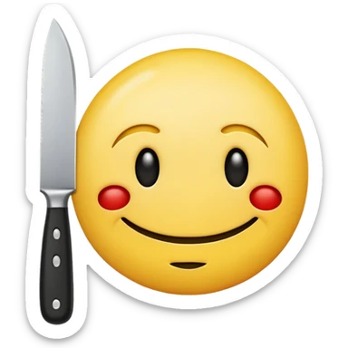 Suicidal smiley  sticker