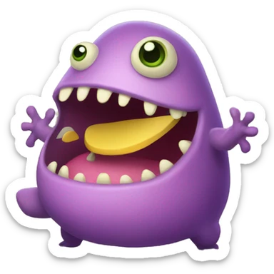 My singing monsters potbelly sticker