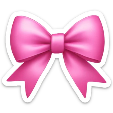 Pink Bow sticker