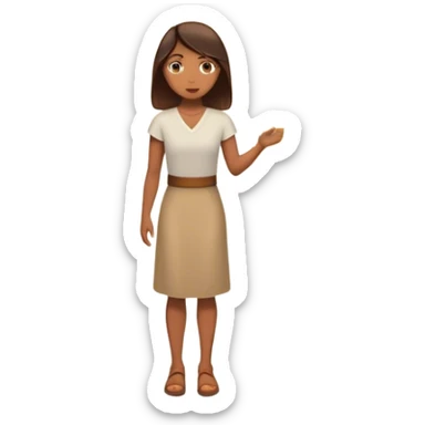 woman standing in front of a long road, looking forward with confidence—behind her, multiple closed doors symbolizing rejection, but one door ahead is glowing, representing the path forward. In her hand, she holds a small bright light, symbolizing her knowing—her guide. sticker