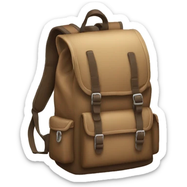 Backpack by bed sticker