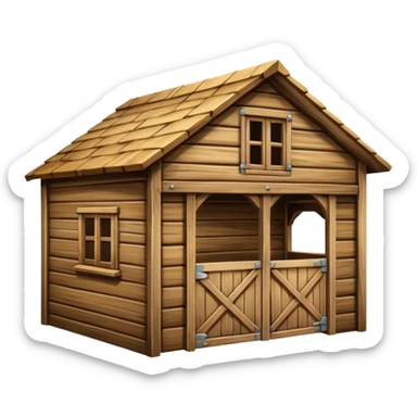horse stable sticker