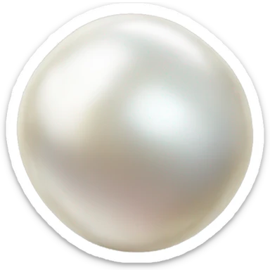 Pearl stone sticker