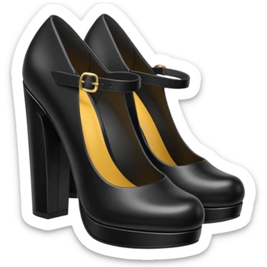 Block heels sticker