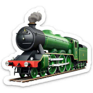 Steam Train - Flying Scotsman (Model Year: 2022) (Iconic colour: Green) sticker