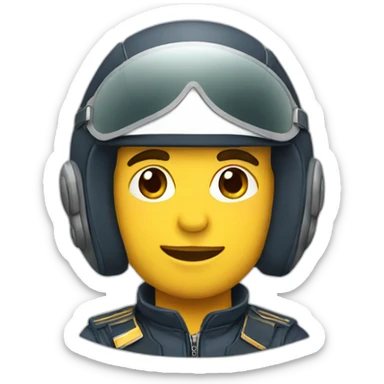 Piloto aviador sticker