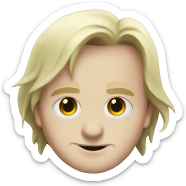 Snape slapping Draco in the face sticker