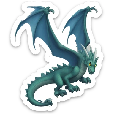 Alas de dragón  sticker