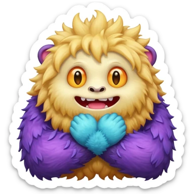 Hug Monster sticker
