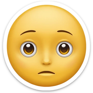 Expressionless Face emoji sticker