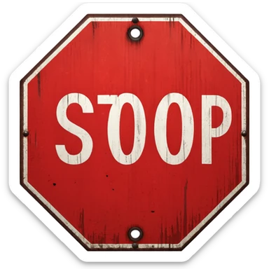 Stop😔🖐 sticker