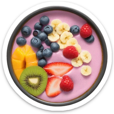 Smoothie bowl sticker