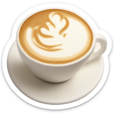 Latte sticker