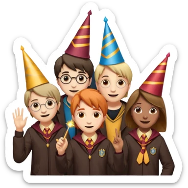 houses team harry potter sticker
