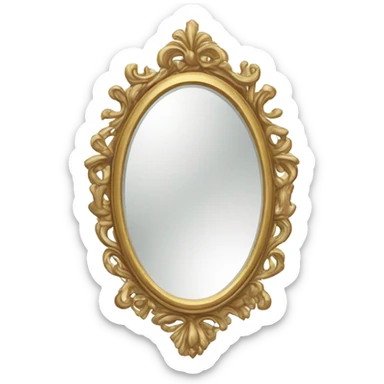 Mirror sticker