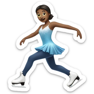 Ice skater  sticker