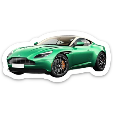 Aston Martin DB11 - Aston Martin (Model Year: 2022) (Iconic colour: Green) sticker
