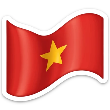 Crea un emoji de una bandera  sticker